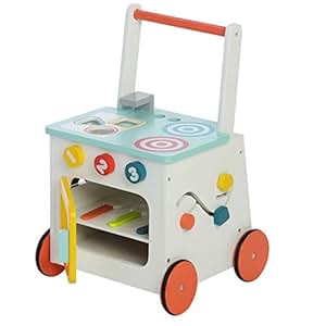 2 En 1 Utilisation Comme Trotteur Enfant Cuisine Trotteur Bois Pour 1 An Et Plus Trieur De Formes Trotteur Bebe Fille Formes Chariot Bois Trotteur Pousseur Bebe Garcon Labebe Chariot Enfant Bebe Puericulture Eveil Et Jouets