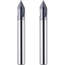 3.175x20 ° X0.1x40L Spiraal 20 Graden V Groef Graveergereedschap Frezen Carbide V-punt Router Bit voor Houtbewerking Carving Bewerkingen