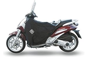 TUCANO URBANO TABLIER COUVRE JAMBE TUCANO POUR PEUGEOT 125 -TWEET - 125 GEOPOLIS - 250 GEOPOLIS - 400 GEOPOLIS - PIAGGIO 125 BEVERLY 2001 A 2009 (R152C - N) (TERMOSCUD)
