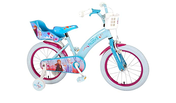 Disney Frozen Bicicletta per bambini 16 Pollici Ragazze Anna \u0026 Elsa  51661-CH : Amazon.it: Sport e tempo libero