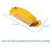 Rovtop Beard Wooden Comb, Anti-static wooden comb for Beard Care with One Yellow comb for Hair Styling