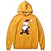 Produktbild FymiaMänner Frau Weihnachten Cartoon Print Langarm mit Kapuze Sweatshirt Tops