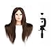 Hair Training Head Cosmetology Hairdressing, CoastaCloud Practice Training Hair Mannequin Manikin Dolls Head with Table Clamp
