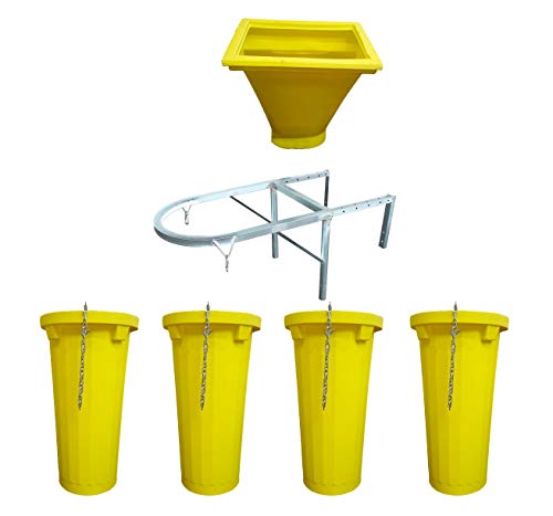 Preisvergleich Produktbild Profi Bauschuttrutschen-Set Schuttrutsche Baurutsche Schuttrohr (6-tlg 5m) **NEU**