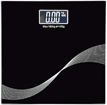 Yarax Weight Scale, Precision Digital Body Bathroom Scale with Step-On Technology, 6mm Tempered Glass Easy Read Back light LCD Display Health Body Weight Weighing (100g to 180 Kg Load Capacity )