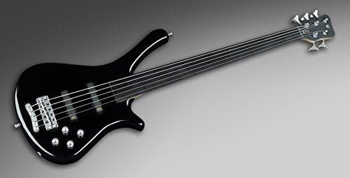 Rockbass Corvette Basic 4 Left Fretted 1504732305CPALDAWW L Black