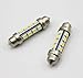 Produktbild 2 x 6 V 36 mm 16 SMD LED Leuchtmittel KFZ-Innenraum Kuppel Lichter, 3,8 cm Soffitte 6476 6461