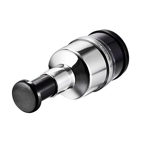 tinxi® Edelstahl Zwiebelschneider Knoblauchschneider Zwiebelhacker Kräuterhacker Multihacker Zerkleinerer - 3