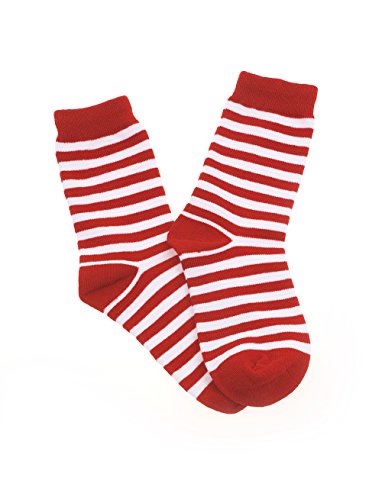 Preisvergleich Produktbild Deiters Socken Rot / Weiß Gestreift 30-34