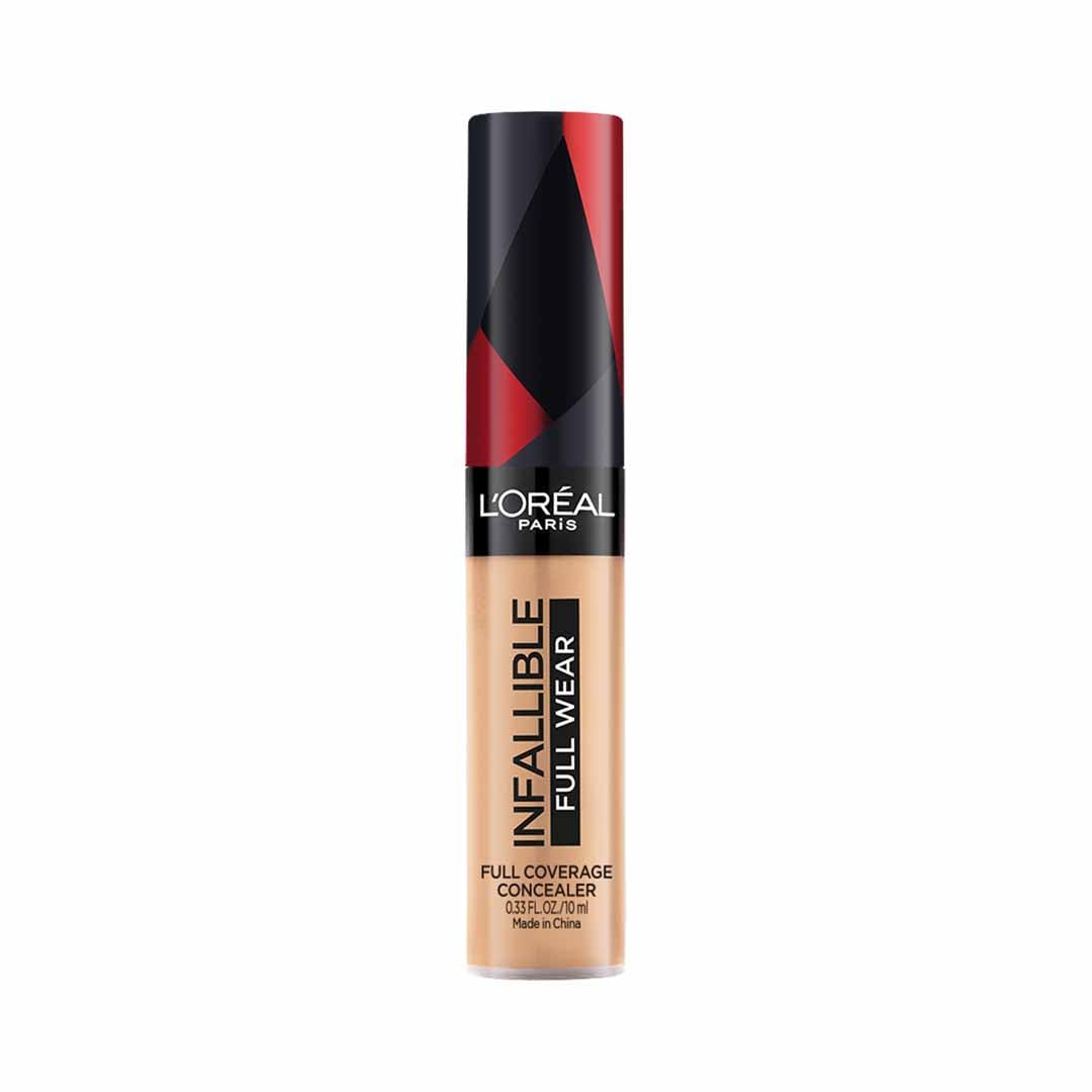 L'Oréal Paris Full Coverage Concealer, Waterproof Formula, For Undereye Circles and Blemishes, For Highlighting and Contourin
