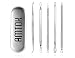 AMTOK Blackhead Remover Tool Kit 5 Pcs Set Acne Pimple Comedone Extractor Tool for Whitehead Popping Zit and Facial Blemishes Removal