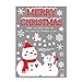 Produktbild BESTOYARD Weihnachten Schneemann Fenster Aufkleber Decoractive Wand Fenster Anziehungskraft Aufkleber Aufkleber Weihnachten Ornamente Party Supplies 50x70 cm