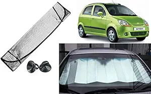 Auto Kite - Collapsible Mesh Foldable Auto Front/Rear Window Car Windshield Sun Shade for - Spark