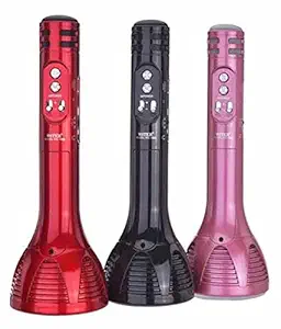 SN Gold Handheld Wireless Singing Mike Multi-Function Blue Tooth mic with Microphone Speaker for All Smart Phones