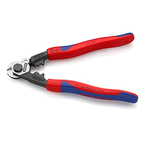 Knipex 95 62 190 Drahtseilschere mit zwei Pressprofilen - 2