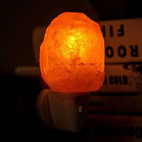 Himalayan Salt Lamp Glow Natural Hand Carved Rock Salt Night Light Crystal Lighting for Decoration and Air Purifying