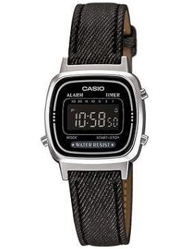 Casio Damen Digital mit LederArmbanduhr LA670WL1B
