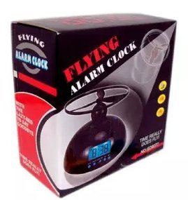 Flying Clock Stoga Fliegender Hubschrauber-Digital-Wecker mit LCD-Schwarzlicht -Verrückte und Neuheit-Spielzeug Uhr - 2