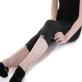 Pastorelli Genouillères pour Gymnastique Rythmique, Hi-Tech Black, L (for 15+ y.o.)