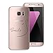 Produktbild Yokata Samsung Galaxy S7 Edge Hülle Transparent Weiche Silikon Handyhülle Schutzhülle TPU Handy Tasche Schale Etui Weich Silicone Bumper Ultra Dünn Slim Schlank Durchsichtig Handytasche Premium Kratzfest Clear Backcover Schutz für Galaxy S7 Edge (5,5 Zoll) Case Cover - Smile