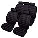 LEXUS IS 250 220 (2005 ON)Universal Full Set Carrera Front + Rear Luxury Leather Look Seat Cover Protector 9 Piece Set
