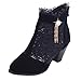 Produktbild Damen Stiefel,Binggong Damen Stiefel Sexy Lace Booties Zurück Reißverschluss Bare Boots Damen Booties