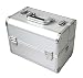 Produktbild KScase Aluminium Kosmetikkoffer Reisegepäck Werkzeugkoffer 320x210x247 mm Silber