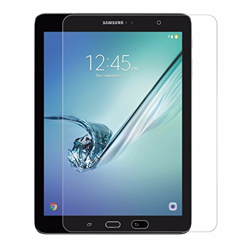 [2-pack] Galaxy Tab S2 / Tab S3 9.7 Schutzfolie, SIDARDOE gehärtetes Panzerglas Schutzglas für Samsung Galaxy Tab S2 / S3 9.7 Displayschutzfolie, HD ultra klar, 0,33mm, 2,5D abgerundete Ecken, Härtelevel 9H, kratzfest,Fingerabdruck-frei,Lebenslange Garantie - 2