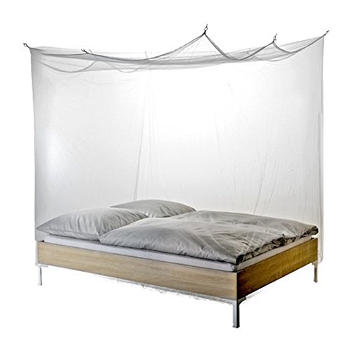 S/O® Moskitonetz 200x200x200cm Mückenschutznetz Baldachin Insektenschutz Fliegengitter Mückennetz Betthimmel - 3