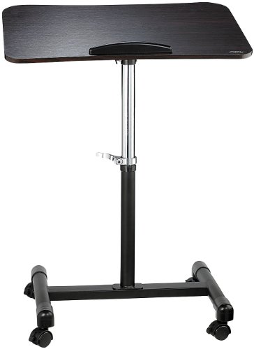 General Office Rollbarer Notebook-Arbeitstisch in Rosenholz-Optik - 2