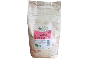 MELBIO - FARINE DE BLE T80 1KG
