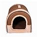 Produktbild Haustier-Haus Brown Hundekissen Pet Katzen Sofa weiche Kissen waschbar bequemen Schlaf Kennel für Small Medium Sized Tierbedarf Braun L