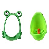 Frosch gestalten Kinder Babys Kids Boys Kunststoff Toilettentraining Urinal pinkeln Trainer Potty Grün - 3