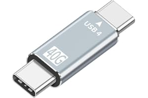 NFHK 40 Gb/s USB 4 typ C męskie na męskie proste złącze 100 W moc danych 8K adapter wideo do laptopa telefonu