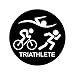 Produktbild JXYY 13,3 cm * 13,3 cm kreative mode persönlichkeit Triathlon schwimmen laufen heimtrainer auto aufkleber