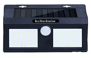 US1984 Solar Powered Led Wall Light 34 LED Motion Sensor Street Lights with Upgraded Solar Panel, Best Lighting for Wall, Patio, Garden, Landscape, Deck, Shed, Lawn