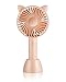 Produktbild SUPOLOGY Mini Tragbare Ventilator, Wiederaufladbare USB Einstellbar mit 3 Geschwindigkeit Handheld Tisch Desktop Ventilator für Zuhause, Büro, Schreibtisch Reisen und Draußen (Rosa)