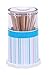 Produktbild Koala Superstore Elegantes kreatives Toothpick Tube Weißes Transparentes Top Toothpick Box Blaue Streifen