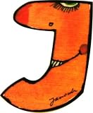 Mihatsch&Diewald ImseVimse Janosch Buchstaben Holzbuchstaben J ca. 6cm