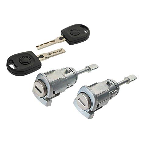 Cerradura de la puerta Cerradura Cilindro llave derecha + izquierda para VW Golf IV Bora 1J Skoda