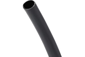 TA-VIGOR 1.6mm Heat Shrink Tubing, 3M Length Heat Shrink Sleeving, 3:1 Ratio Adhesive-Lined Heat Shrink Tube for Electrical Insulation, Repairs, Wire Connectors, Wrap Cable, Black