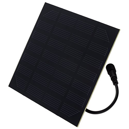 Smartfox Solar Wasserpumpe Solarpumpe Teichpumpe Bachlaufpumpe für Wasserspiel Springbrunnen Gartenbrunnen, max. Wasserhöhe: ca. 100 cm, 1,2 Watt Solarpanel - 2