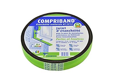 TRAMICO Joint d'étanchéité expansif pour fenêtre, porte-fenêtre et baie coulissante