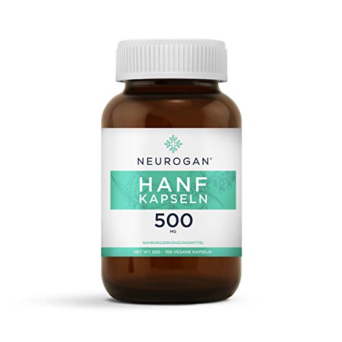 Preisvergleich Produktbild Neurogan Labs Vegane Hanf-Kapseln (100 Kapseln, 500 mg)