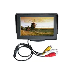 Trest Car Rear View Monitor, 4.3 Inch High Resolution TFT LCD Digital Color Camera Monitor 800x480 Screen Rotatable Vehicle Backup System Ford EcoSport