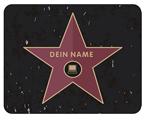 Mousepad Walk of Fame mit Name