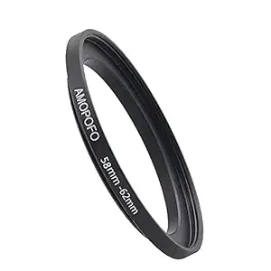 58 to 62mm Camera Filter Ring /58mm to 62mm Step-Up Ring Filter Adapter for 62mm UV,ND,CPL,Metal Step Up Ring