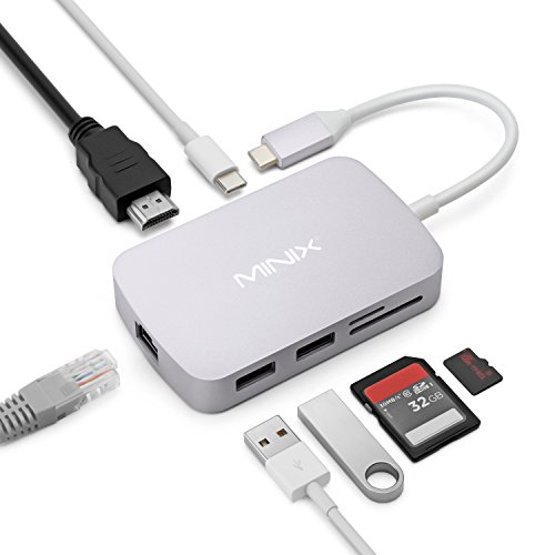 MINIX NEO C, USB-C Multiport Adapter with HDMI – Space Grau (Kompatibel mit Apple MacBook) - 5