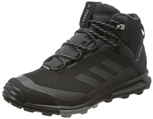 adidas Men's Terrex Tivid MID CP High Rise Hiking Boots, Black Negbas/Gricua, 8 UK