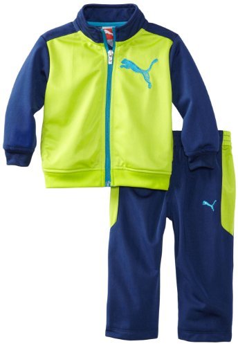 PUMA - Kids Baby-Boys Infant Cat Colorblock Promo Tricot, Lime Punch, 18 Months Color: Lime Punch Size: 18 Months Infant, Baby, Child